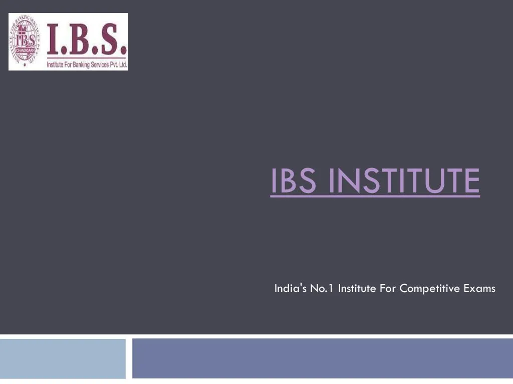 ibs institute