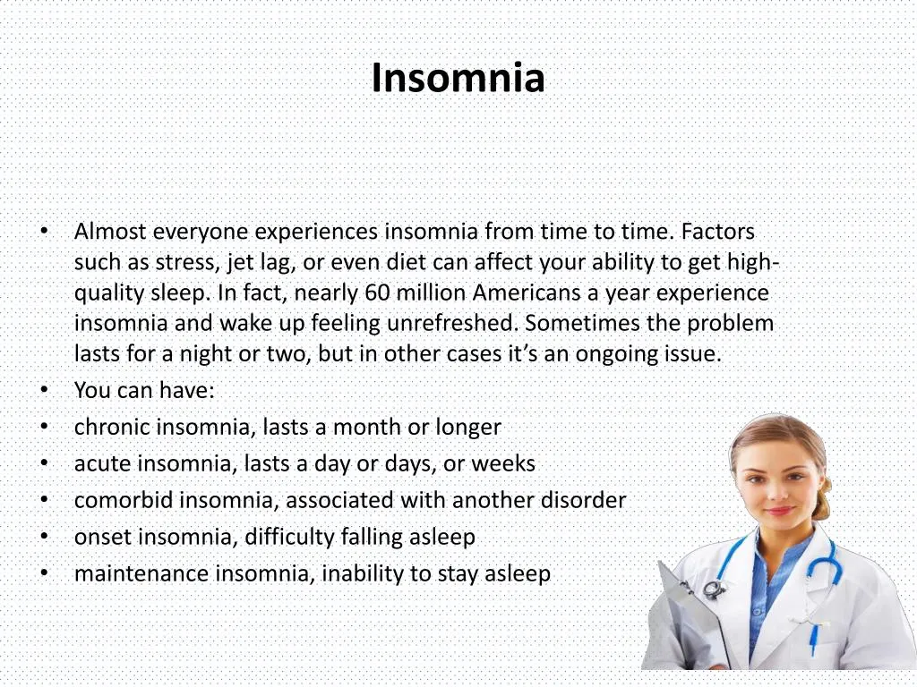 insomnia