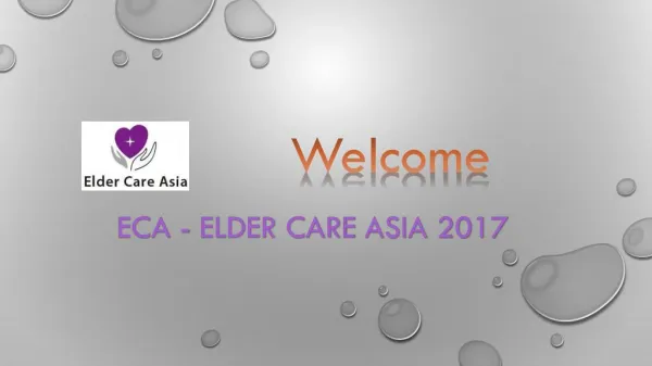 Elder Care Asia 2017 Kaohsiung Exhibition Center Taiwan