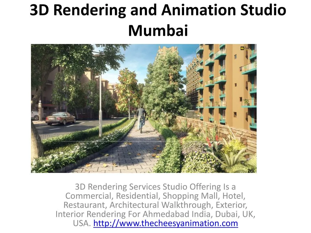 3d rendering and animation studio mumbai