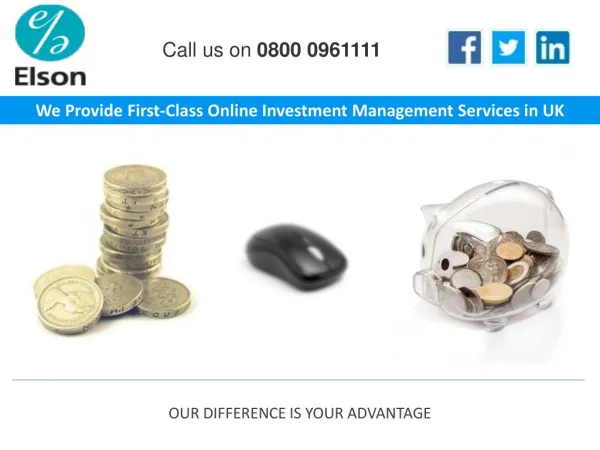 We Provide First-Class Online Investment Management Services in UK