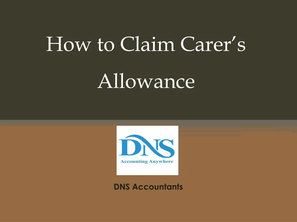 how to claim c arer s allowance
