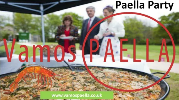 The International Flair Of A Paella Party