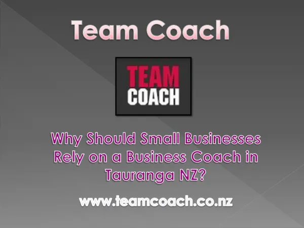 Why Should Small Businesses Rely on a Business Coach in Tauranga NZ