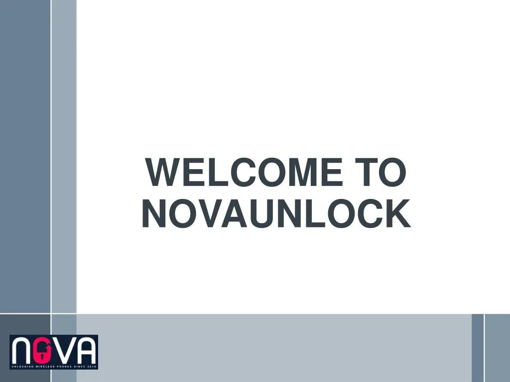 welcome to novaunlock