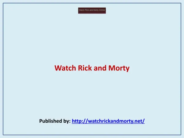 About Rick and Morty Season 2