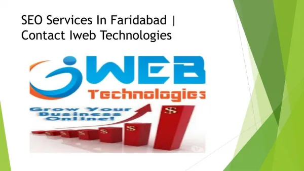 SEO Services Faridabad | Contact Iweb Technologies