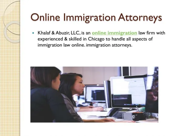 Online Immigration Attorneys
