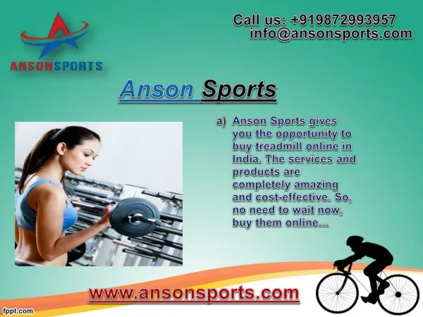 Anson sports - Buy Gym Equipment online