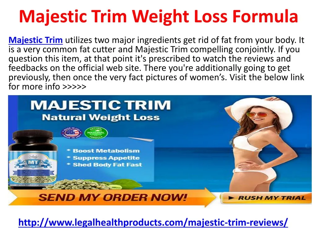 majestic trim weight loss formula