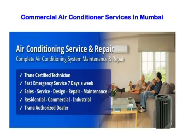 HVAC Service Provider in Mumbai