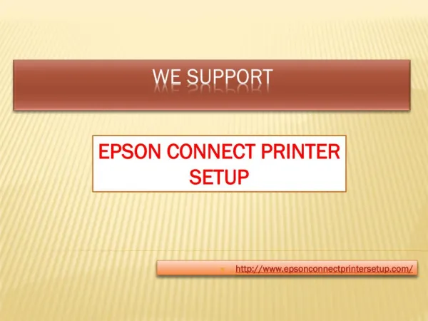 Epson Connect Printer Setup