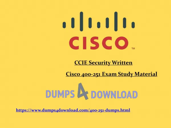 Get 400-251 Exam Dumps4download | CCIE 400-251 PDF