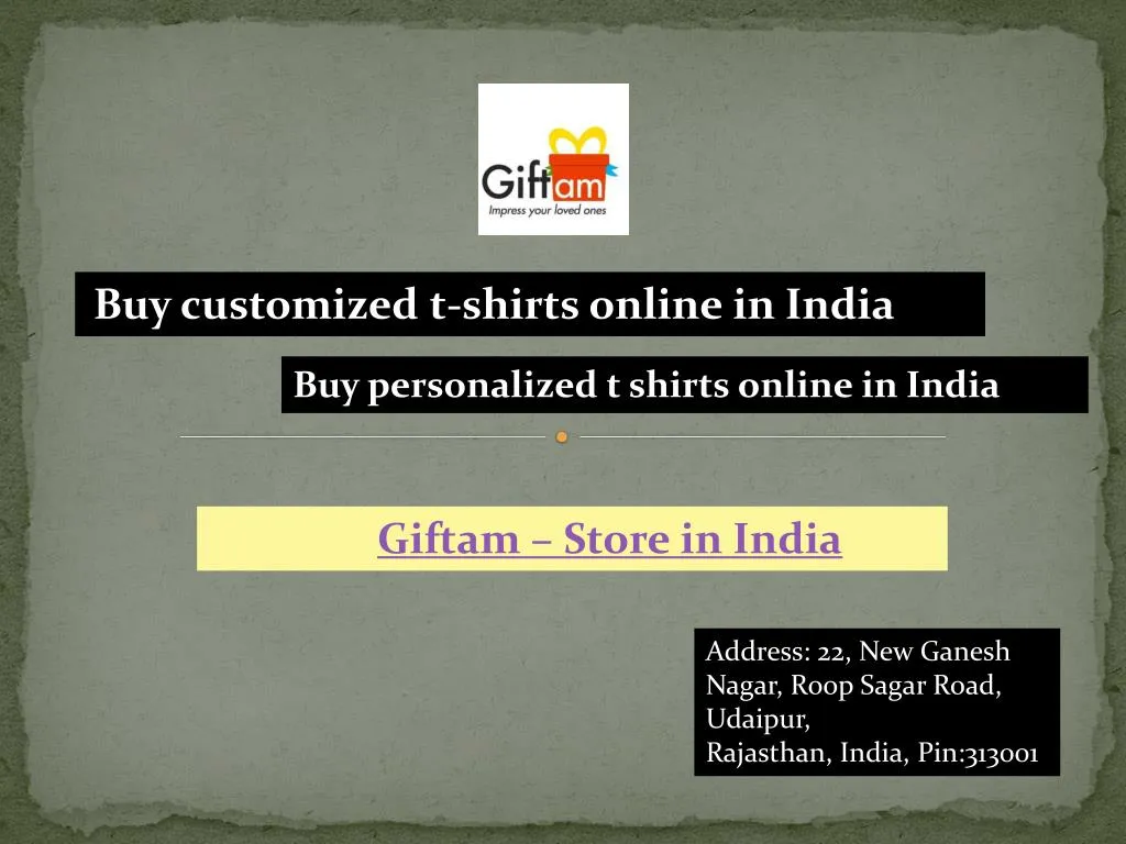 buy customized t shirts online in india