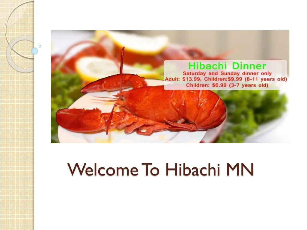 welcome to hibachi mn