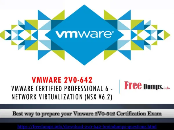 VMware 2v0-642 Braindumps | Pass the VMware 2v0-642 Certification Exam in First Attempt