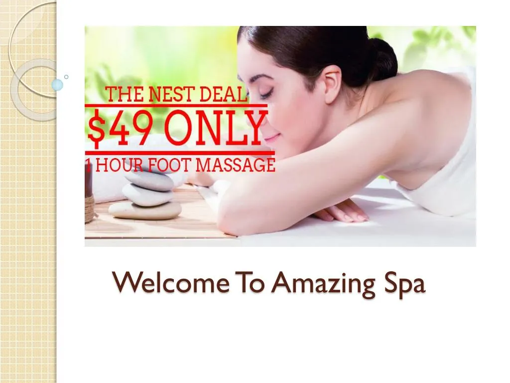 welcome to amazing spa