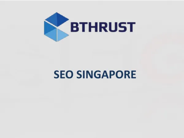 Result Driven SEO Services in Singapore | BThrust Pte Ltd.