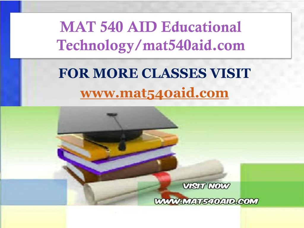 mat 540 aid educational technology mat540aid com