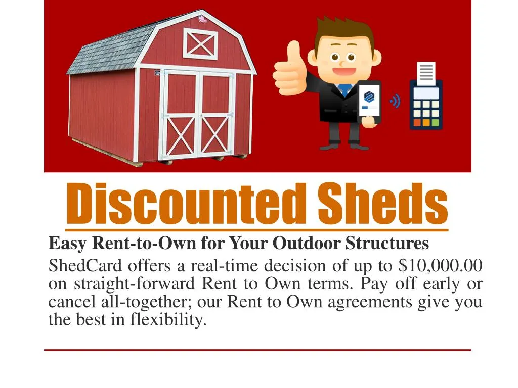 discounted sheds