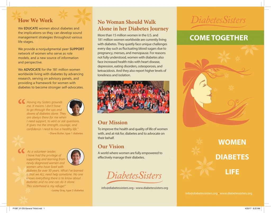 how we work we educate women about diabetes