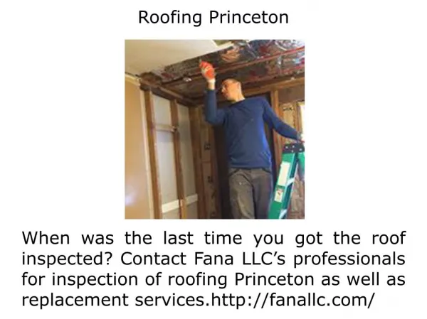 Roofing Princeton