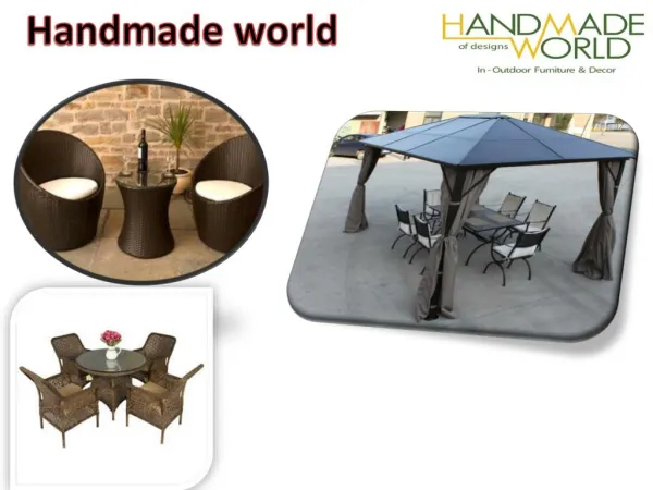 Outdoor Furniture Manufacturer, Exporter & Supplier in India
