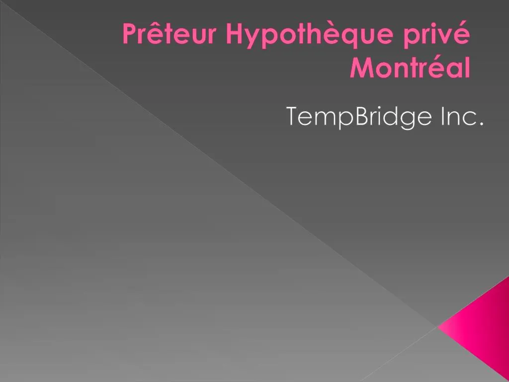 pr teur hypoth que priv montr al