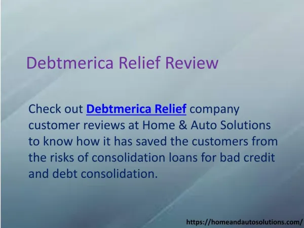 Debtmerica Relief Review
