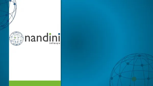 Nandini Infosys Company Profile Presentation