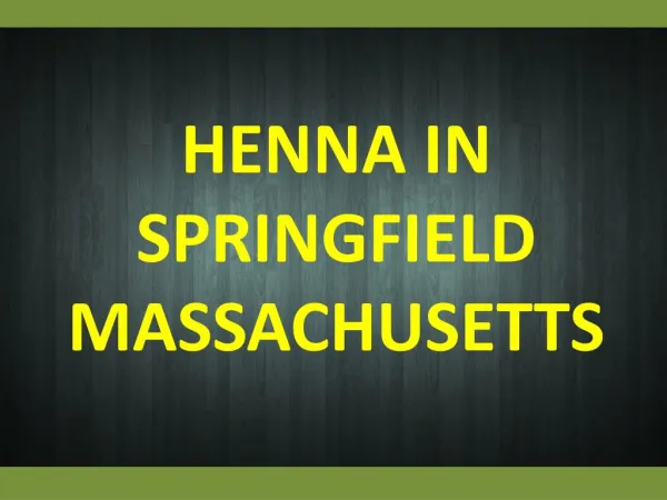 Henna in Springfield Massachusetts