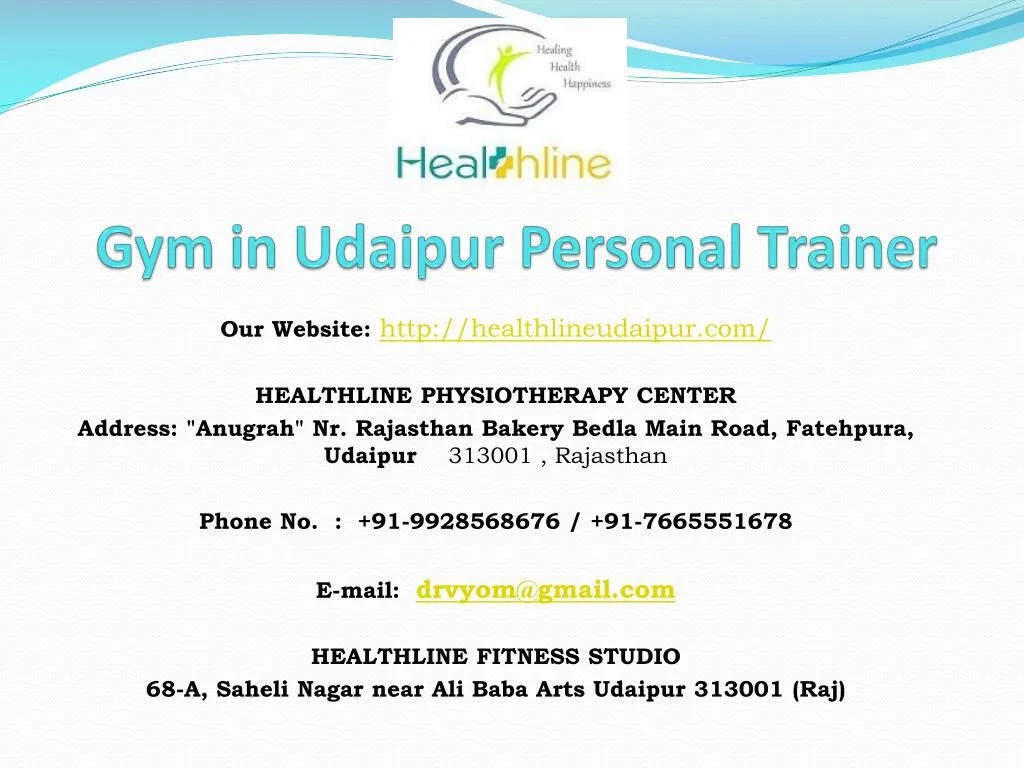 gym in udaipur personal trainer