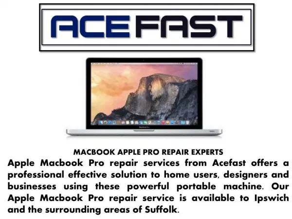 Best MAC Repair Company in Ipswich