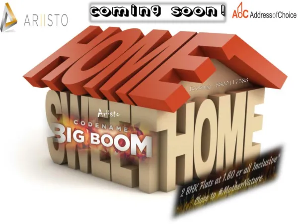 Ariisto Codename Big Boom Coming Project in Mumbai