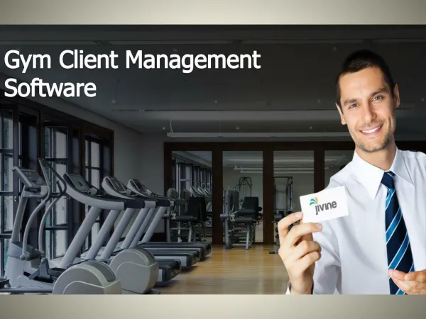 Get Best Gym Client Management Software and Solutions at Jivine