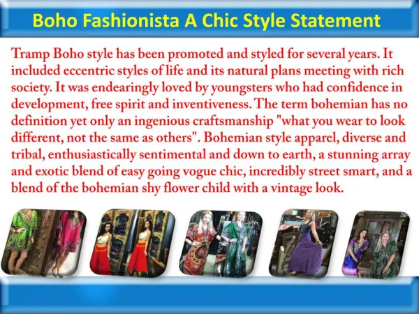 Boho Fashionista A Chic Style Statement
