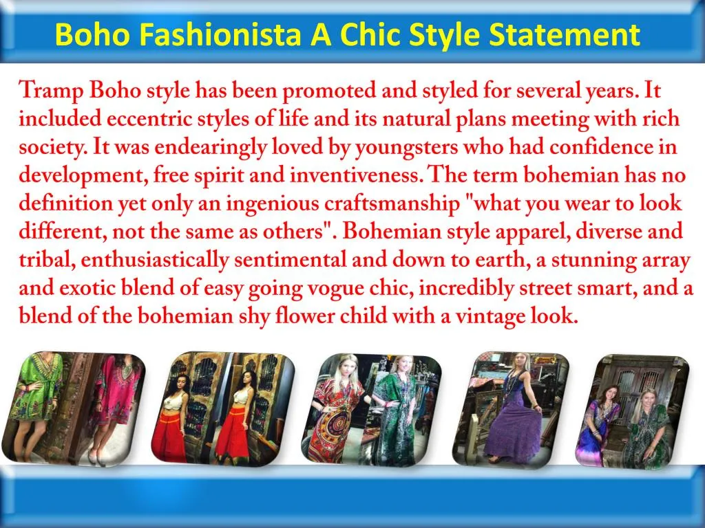 boho fashionista a chic style statement