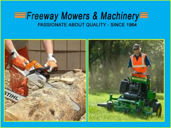 Get Lawn Mowers by Freeway Mowers & Machinery