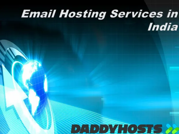 Get Email Hosting Services in India | Daddyhosts