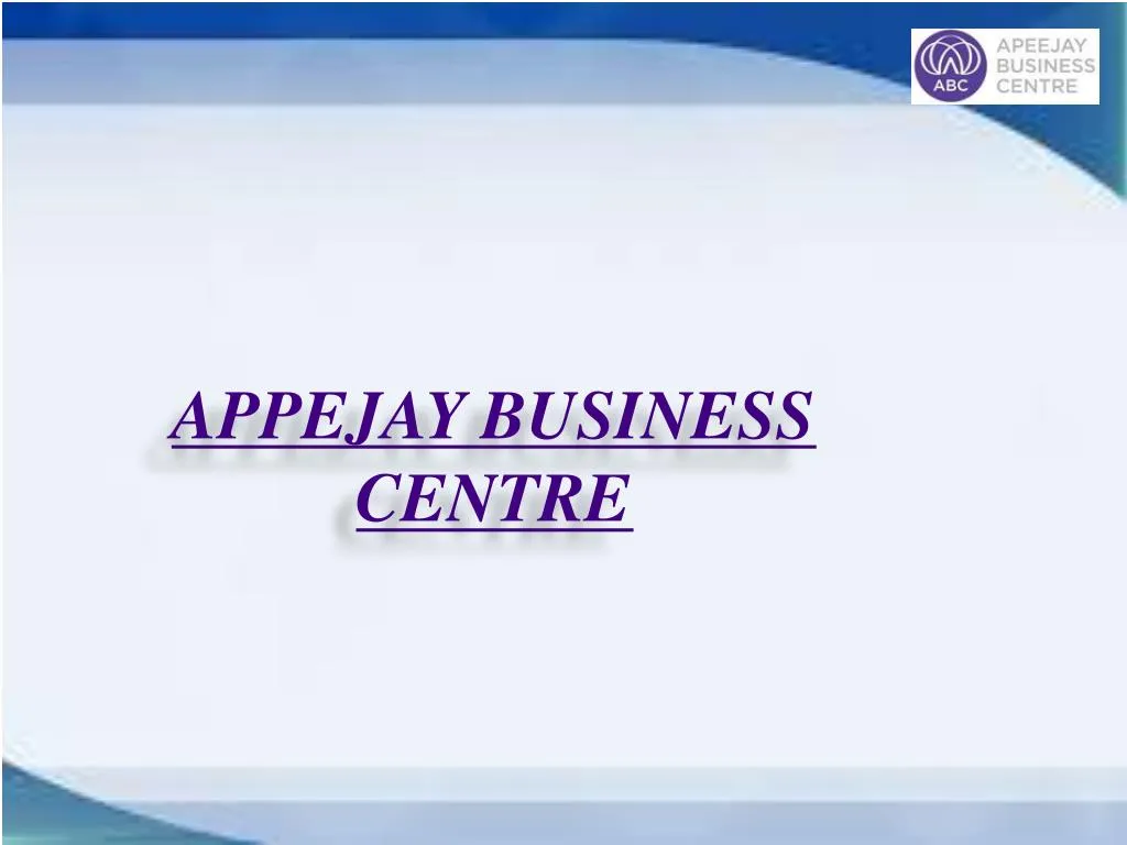 appejay business centre