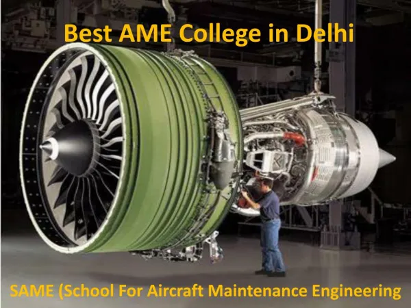Best AME College in Delhi India | SAME | Apply For Admission Online