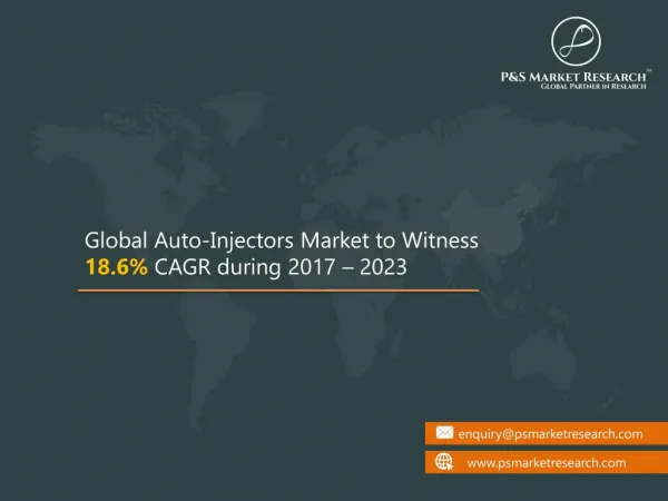 Auto-injectors Is The Larger Product Category In The Global Auto-injectors Market