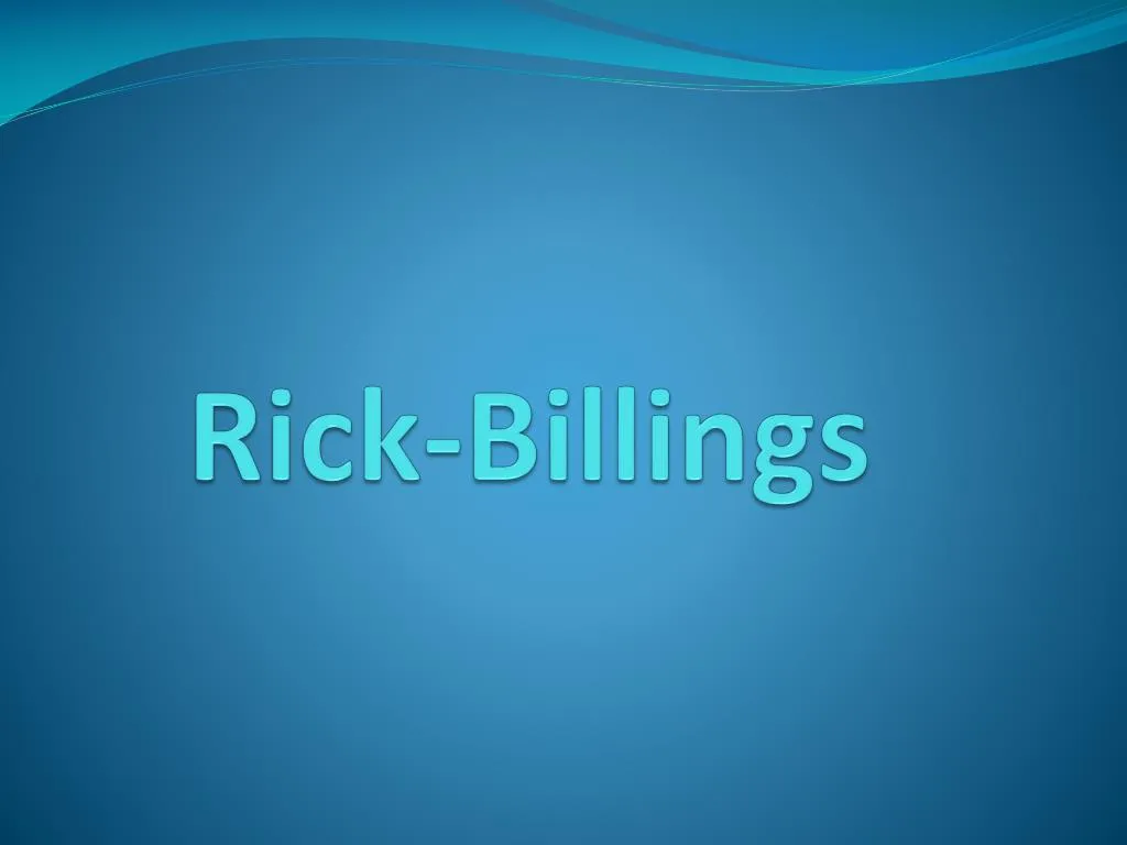 rick billings