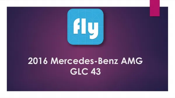 2016 Mercedes-Benz AMG GLC 43