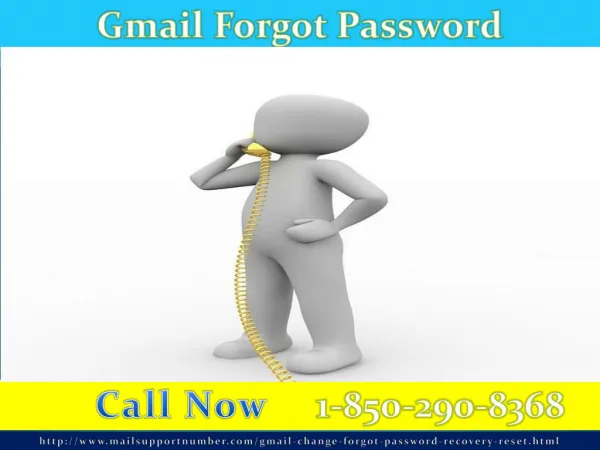 Gmail Password Recovery Service Now Available 1-850-290-8368