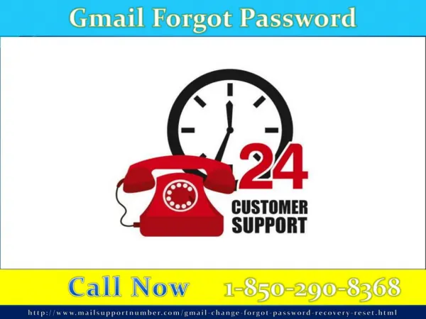 Gmail Password Recovery 1-850-290-8368 – A Panacea to Your Problems