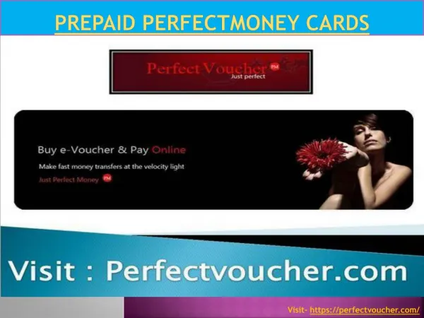 Prepaid Perfectmoney Cards