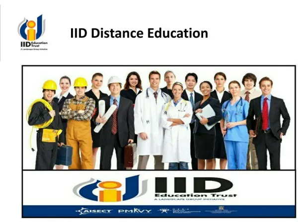 IID Skills & Education | IID Distance Education