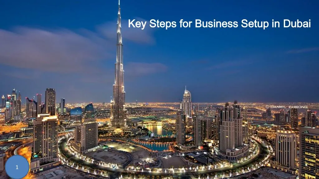 key steps for business setup in dubai