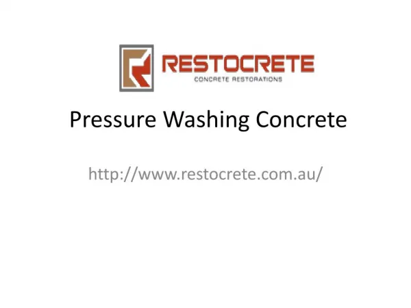 Concrete Coring Company | Pressure Washing Concrete